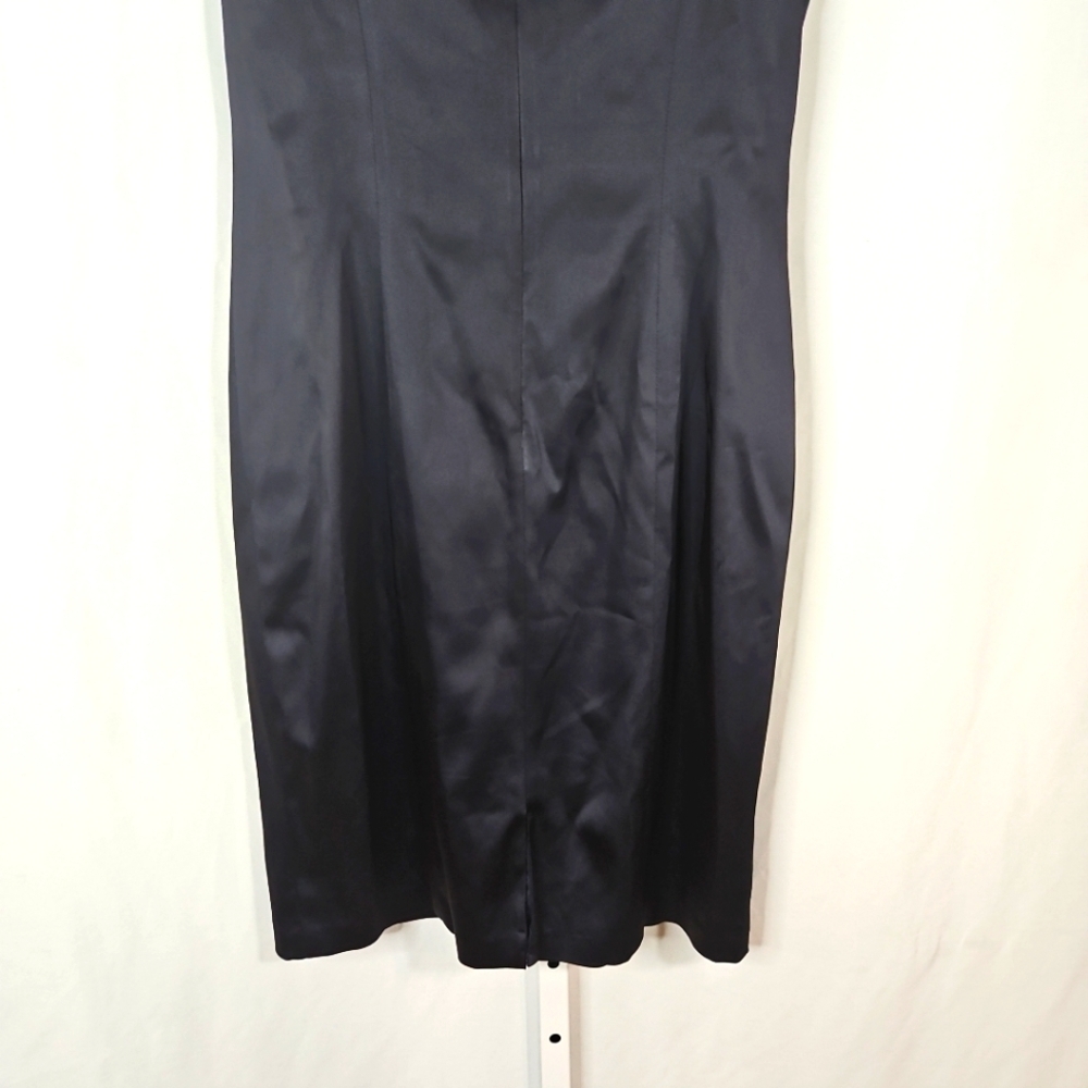 Kay Unger Navy Blue Cocktail Dress Sz 12 - Picture 7 of 7